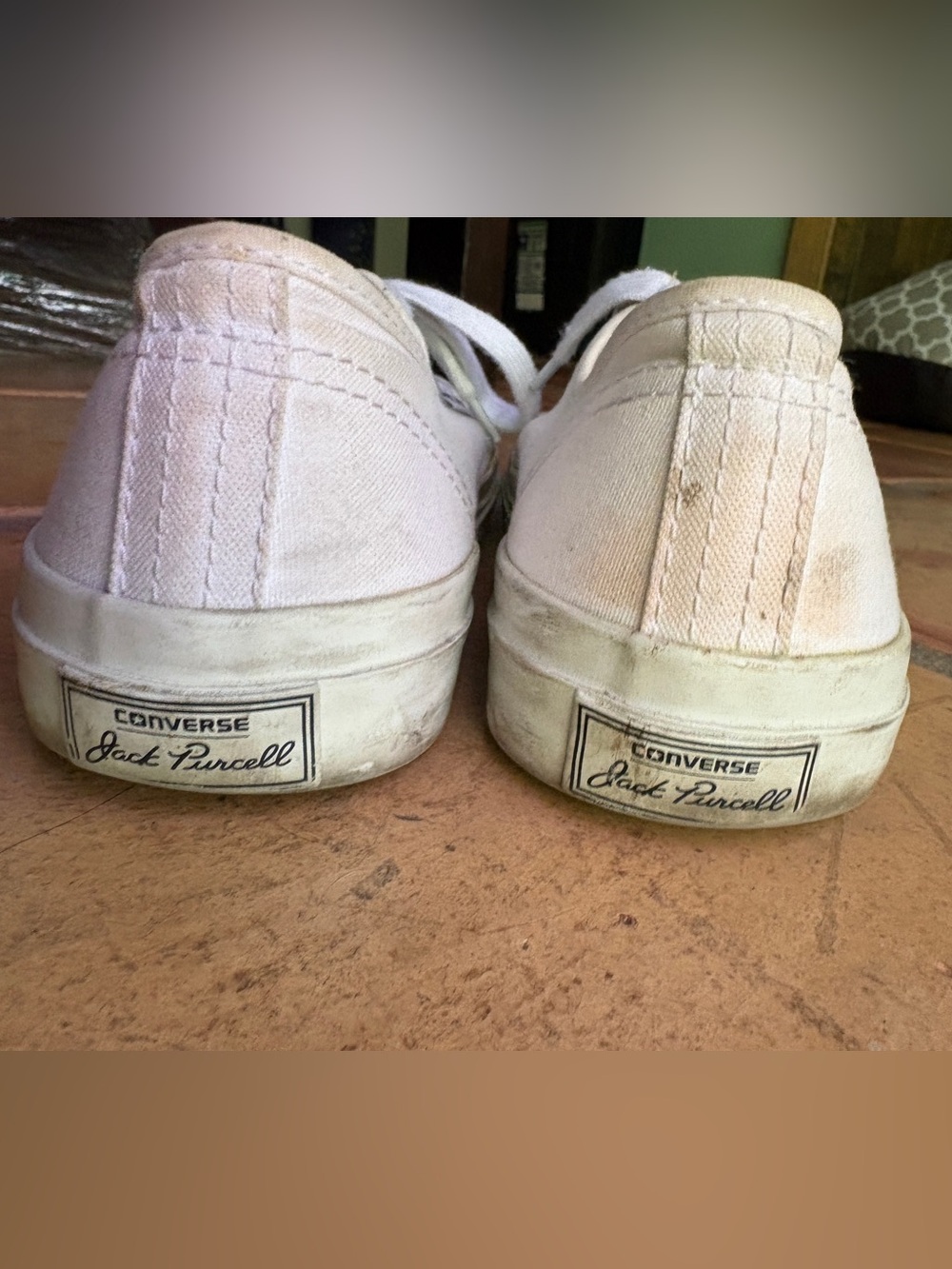 *FIXER UPPER* 3 PAIRS OF WHITE CONVERSE - Size 8 - Picture 6 of 13